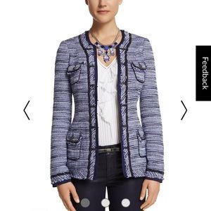 Tweed Black Blue & White Jacket